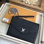 LOUIS VUITTON POCHETTE MYLOCKME Noir M63926 - 5
