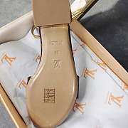 forubags LV cowhide leather sandals gold&black - 4