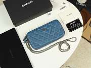 Chanel Classic Clutch with Chain Grained Calfskin & Gold-Tone Metal Dark Blue  A82527 B00357 N0901 - 4