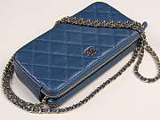 Chanel Classic Clutch with Chain Grained Calfskin & Gold-Tone Metal Dark Blue  A82527 B00357 N0901 - 5