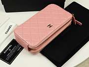 Chanel Classic Clutch with Chain Grained Calfskin & Gold-Tone Metal pink A82527  - 2