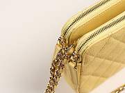 Chanel Classic Clutch with Chain Grained Calfskin & Gold-Tone Metal yellow A82527 - 4