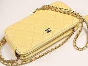 Chanel Classic Clutch with Chain Grained Calfskin & Gold-Tone Metal yellow A82527 - 6