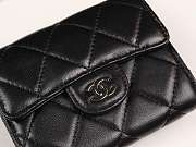 Chanel classic lambskin leather chain wallet bag silver hardware - 2