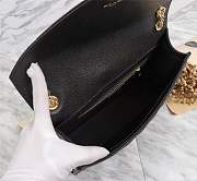 YSL ENVELOPE LARGE BAG IN GRAIN LEATHER GOLD HARDWARE 31*22*7.5CM - 5