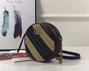 Forubags GG Marmont mini round shoulder bag Style ‎550154 0OLOX 9689 - 6