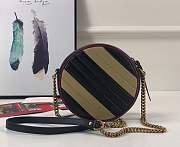 Forubags GG Marmont mini round shoulder bag Style ‎550154 0OLOX 9689 - 5