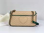 Forubags Gucci GG Marmont raffia small shoulder bag Style ‎443497 GZ6AE 9574 - 6