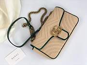 Forubags Gucci GG Marmont raffia small shoulder bag Style ‎443497 GZ6AE 9574 - 5