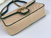Forubags Gucci GG Marmont raffia small shoulder bag Style ‎443497 GZ6AE 9574 - 4