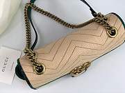 Forubags Gucci GG Marmont raffia small shoulder bag Style ‎443497 GZ6AE 9574 - 3