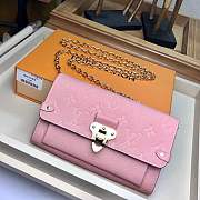 FORUABGS LOUIS VUITTON VAVIN CHAIN WALLET M63399  Rose Poudre  - 4