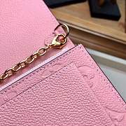FORUABGS LOUIS VUITTON VAVIN CHAIN WALLET M63399  Rose Poudre  - 2