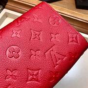 FORUABGS LOUIS VUITTON VAVIN CHAIN WALLET RED - 5