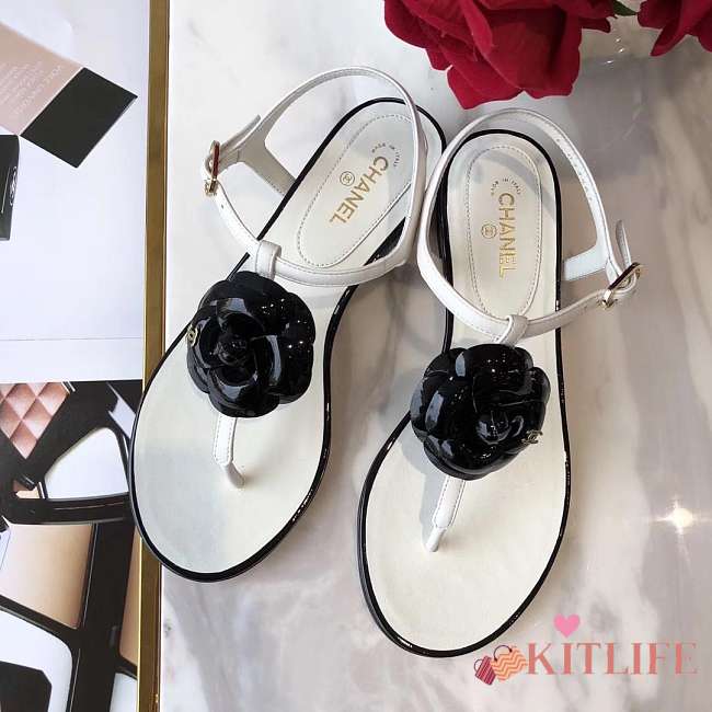 Chanel Camellia sandals Size 35-40 white - 1