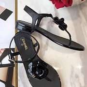 Chanel Camellia sandals Size 35-40 black - 4