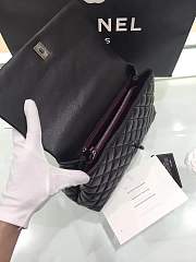 Forubags Chanel Coco Handle 28CM caviar black ruthenium silver hardware - 3