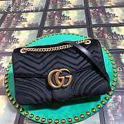 Forubags7 Gucci GG Marmont velvet shoulder bag 31*19*7cm - 1