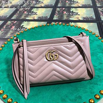 Forubags gucci New Chevron Matelasse 453878 dusty pink 