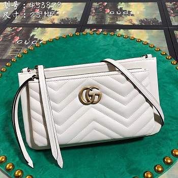 Forubags gucci New Chevron Matelasse 453878 white