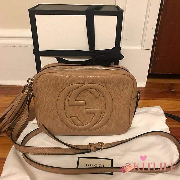 Forubags Gucci Soho small leather disco bag rose beige Style ‎308364 A7M0G 2754 - 1