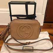 Forubags Gucci Soho small leather disco bag rose beige Style ‎308364 A7M0G 2754 - 1