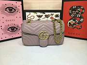 Forubags GG Marmont small matelassé shoulder bag Style ‎443497 DTDIT 5729 - 4