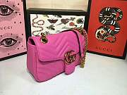 Forubags Gucci GG Marmont small matelassé shoulder bag 443497 rose - 2