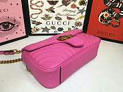 Forubags Gucci GG Marmont small matelassé shoulder bag 443497 rose - 3