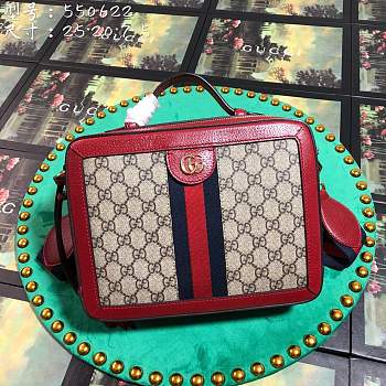 Forubags Gucci Ophidia small GG shoulder bag Style ‎550622 red