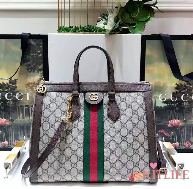 Forubags Gucci Ophidia GG medium tote bag Style ‎524537 K05NB 8745 - 1