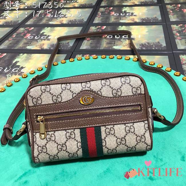 Forubags Gucci Ophidia GG Supreme mini bag Style ‎517350 96IWS 8745 - 1