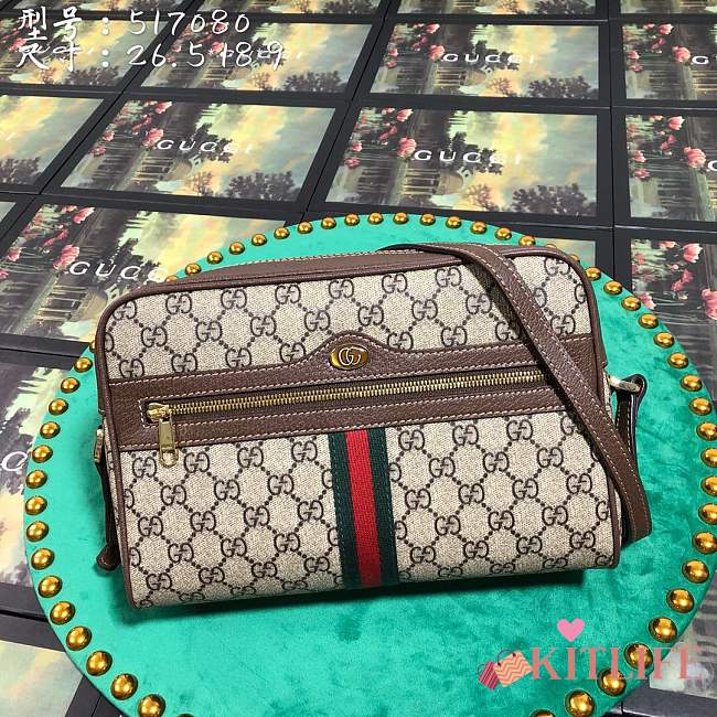 Forubags Gucci Ophidia GG Supreme small shoulder bag Style ‎517080 96I3B 8745 - 1