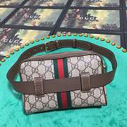 Forubags Gucci Ophidia GG Supreme small belt bag Style ‎517076 96I3B 8745 - 5