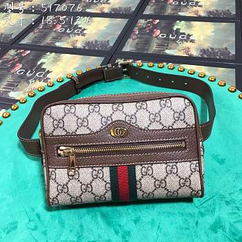 Forubags Gucci Ophidia GG Supreme small belt bag Style ‎517076 96I3B 8745