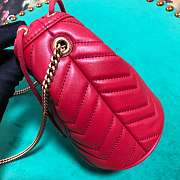 Forubags Gucci GG Marmont mini bucket bag Style ‎575163 DTDRT 6433 - 3