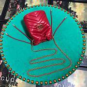 Forubags Gucci GG Marmont mini bucket bag Style ‎575163 DTDRT 6433 - 4