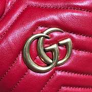 Forubags Gucci GG Marmont mini bucket bag Style ‎575163 DTDRT 6433 - 5
