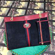 Forubags Gucci Rajah large tote ‎Style ‎537219 0X7AX 4065 dark blue - 1