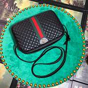 Forubags Gucci Quilted leather small shoulder bag Style ‎541051 0YKMT 1060 black - 4