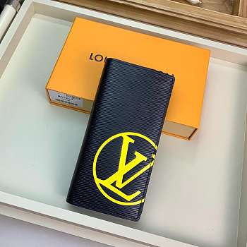 FORUABGS LOUIS VUITTON BRAZZA WALLET Black M67910