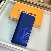 FORUABGS LOUIS VUITTON BRAZZA WALLET  Bleu Marine M67911 - 1