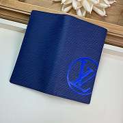 FORUABGS LOUIS VUITTON BRAZZA WALLET  Bleu Marine M67911 - 4