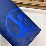 FORUABGS LOUIS VUITTON BRAZZA WALLET  Bleu Marine M67911 - 5