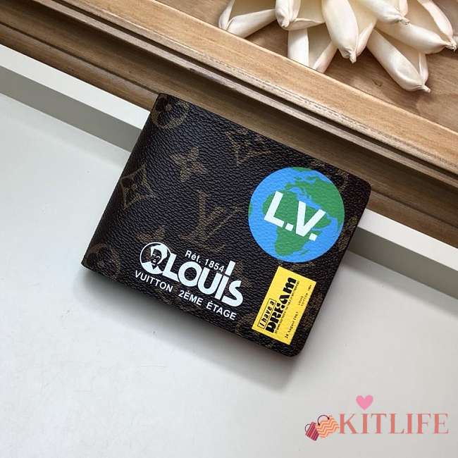 FORUABGS LOUIS VUITTON MULTIPLE WALLET M67821 - 1