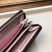 FORUABGS LOUIS VUITTON ZIPPY WALLET M41894 Rose Ballerine - 6