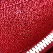 FORUABGS LOUIS VUITTON ZIPPY WALLET M41896 Coquelicot - 2