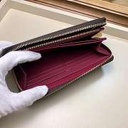 FORUABGS LOUIS VUITTON ZIPPY WALLET M41895 Fuchsia - 2