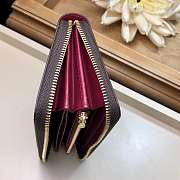 FORUABGS LOUIS VUITTON ZIPPY WALLET M41895 Fuchsia - 3