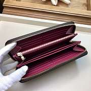 FORUABGS LOUIS VUITTON ZIPPY WALLET M41895 Fuchsia - 4